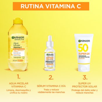 Rutina skincare antimanchas con vitamina C